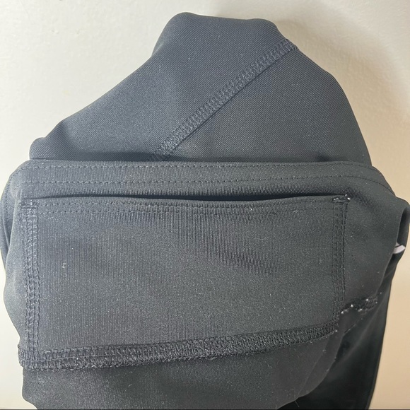 ADIDAS CLIMALITE 3/4 Mid-Rise Spell Out Three Stripes Training Tight - Picture 9 of 10